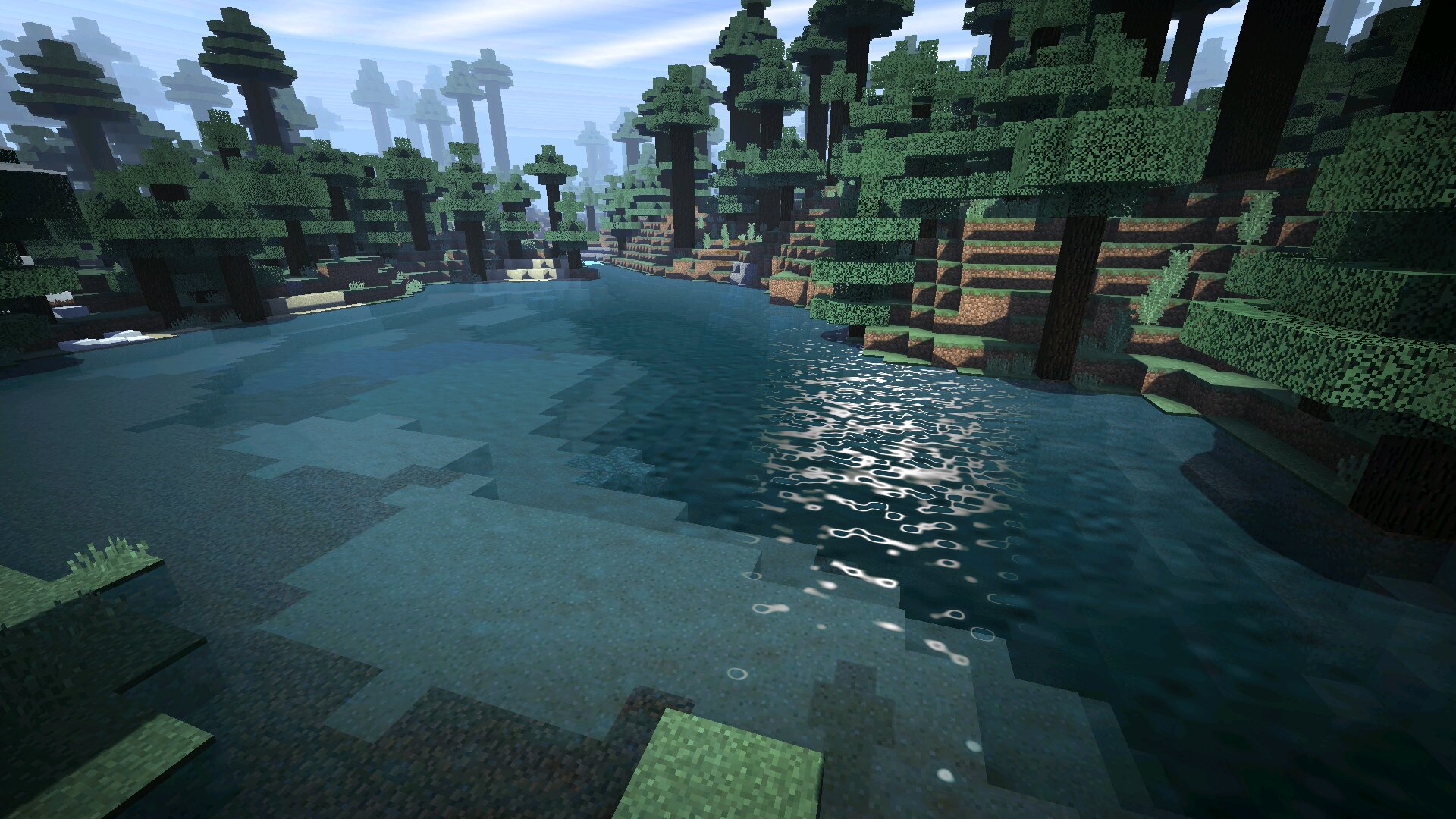 Невероятная атмосфера из шейдеров на Minecraft 1.1.5 Невероятная атмосфера из шейдеров на Майнкрафт 1.1.5