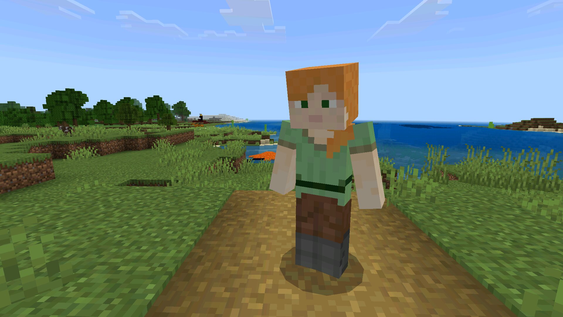 Алекс из мода AI Player для Minecraft PE