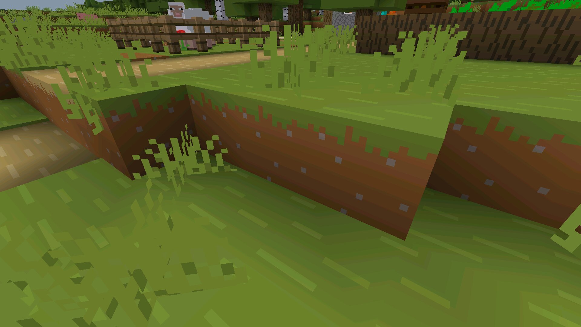 Земля из текстуры Bare Bones для Minecraft PE Земля из текстуры Bare Bones для Майнкрафт ПЕ