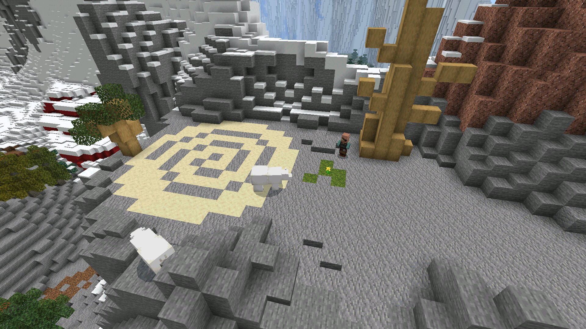 Старт из мода на Ледниковый период для Minecraft PE