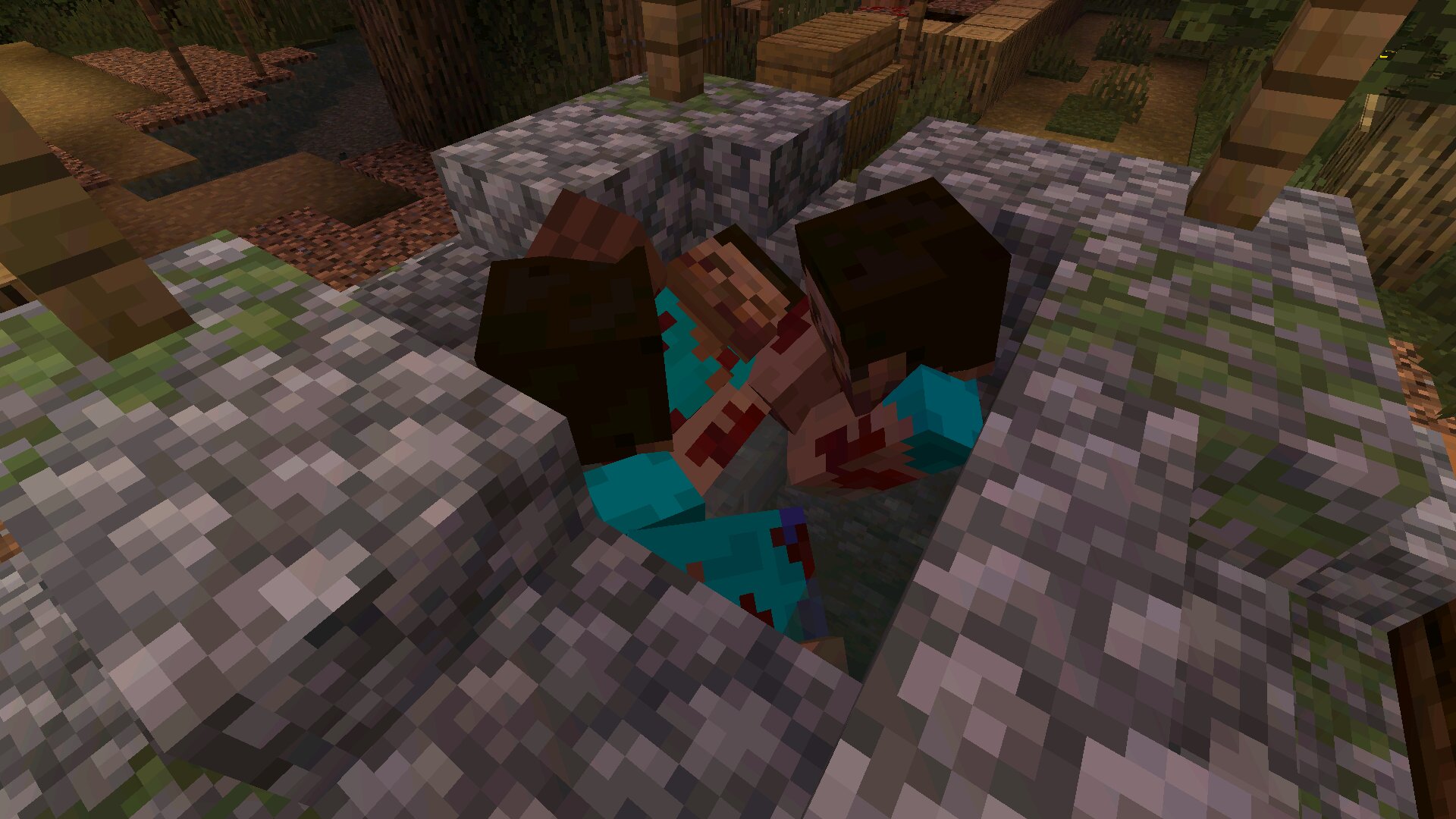 Тела из карты Poison для Minecraft PE