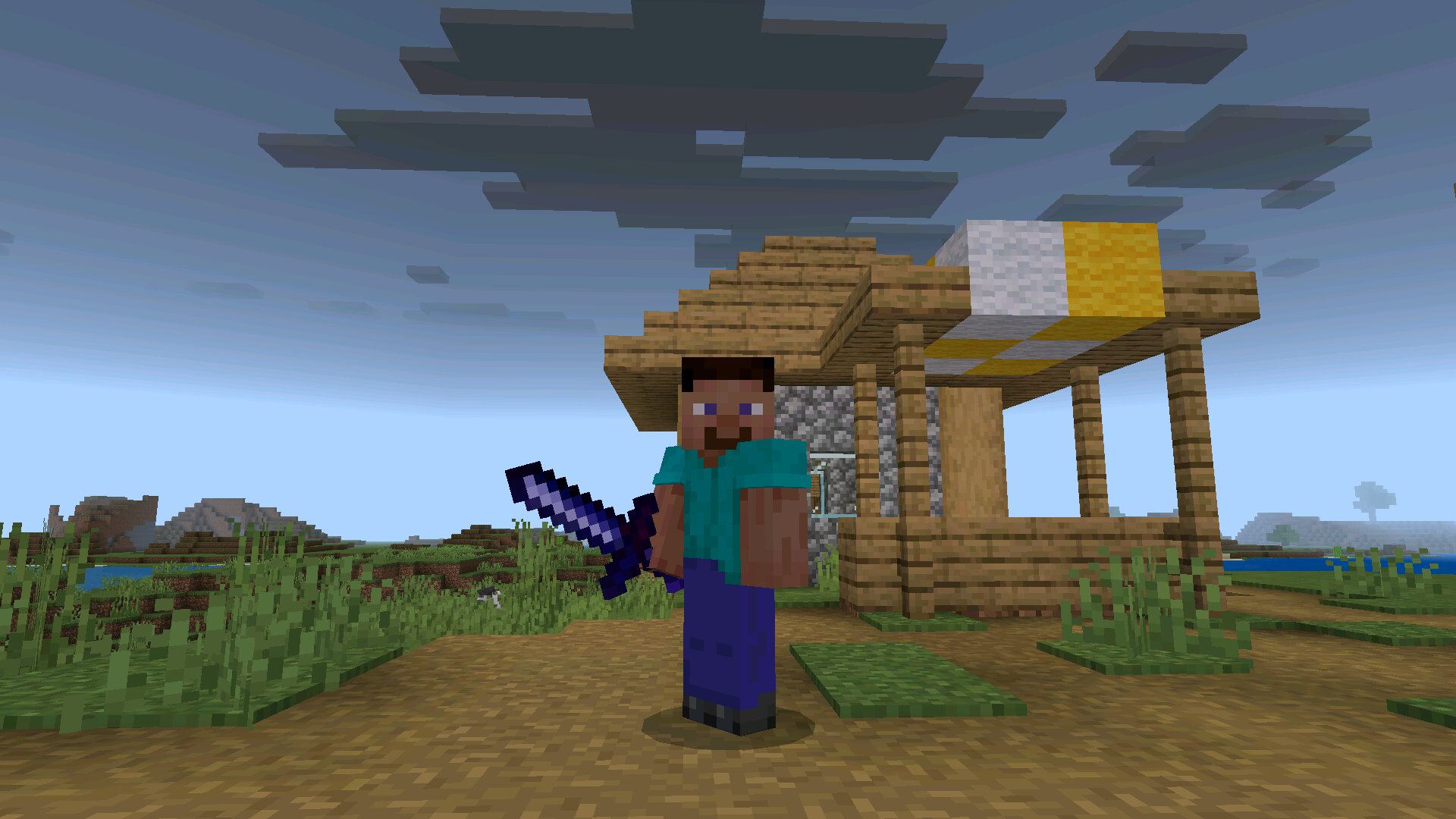 Меч из мода Excalibur для Minecraft PE Меч из мода Excalibur для Майнкрафт ПЕ
