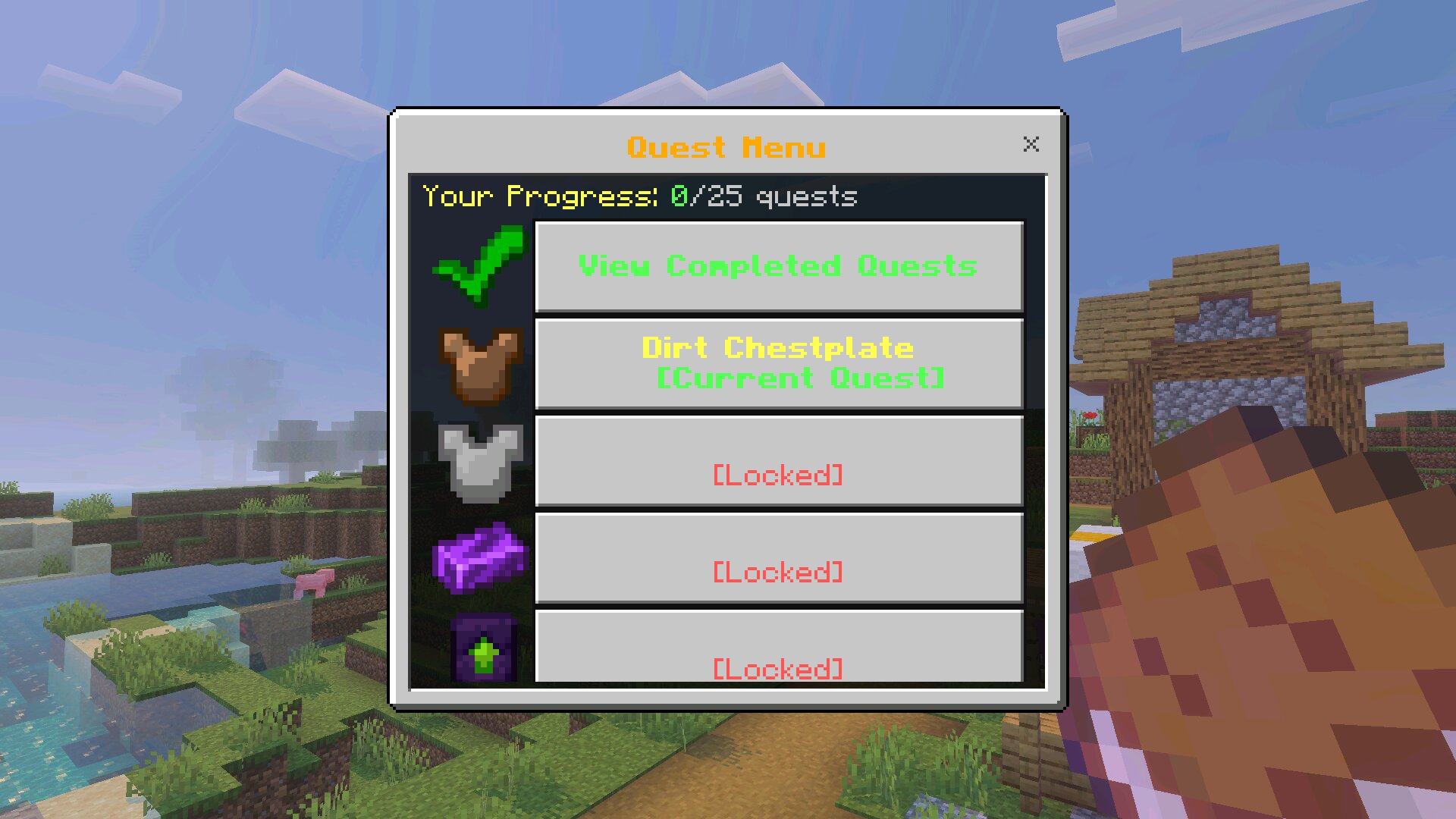 Квесты из Мода на Броню Бога для Minecraft PE Квесты из Мода на Броню Бога для Майнкрафт ПЕ