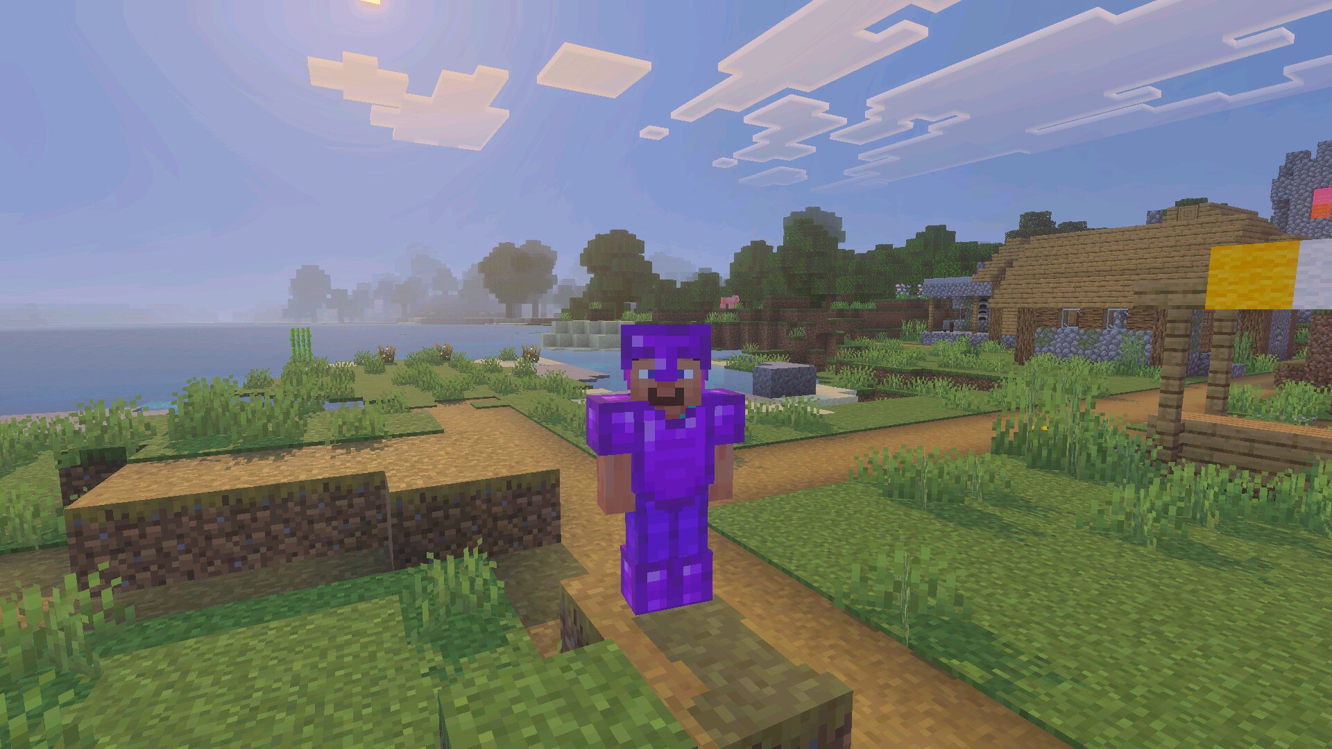 Сет из Мода на Броню Бога для Minecraft PE Сет из Мода на Броню Бога для Майнкрафт ПЕ