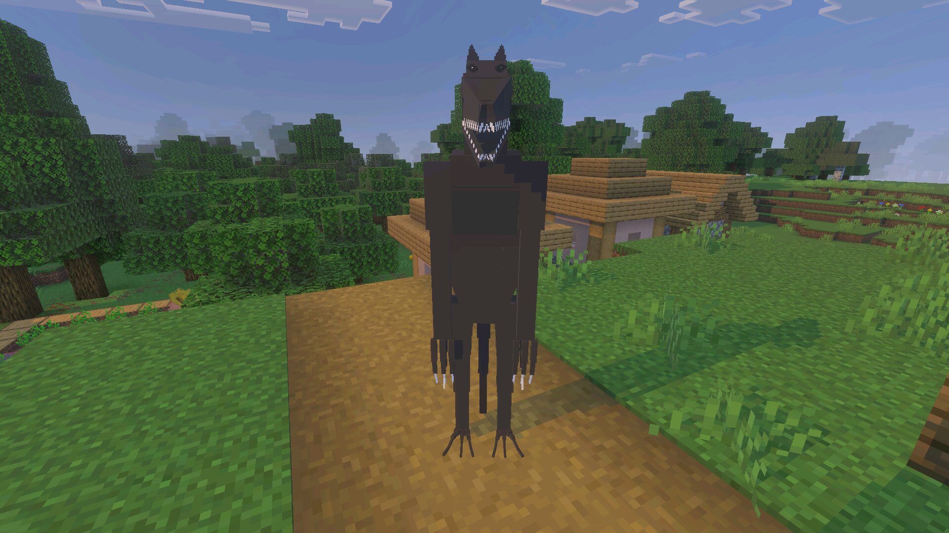 Босс из Мода The Wolfman для Minecraft PE Босс из Мода The Wolfman для Майнкрафт ПЕ