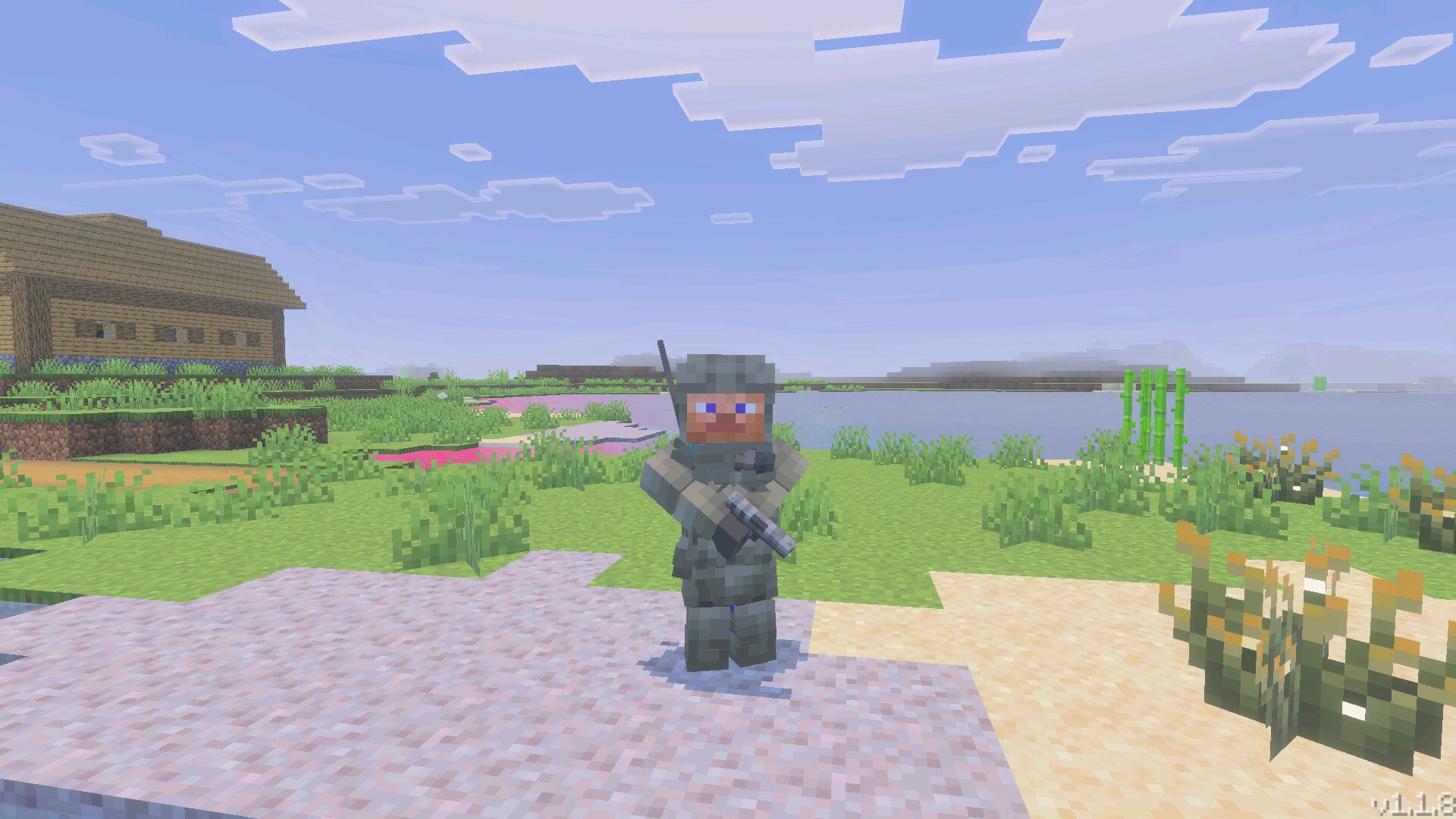 Глок из Мода Аплок Ганс для Minecraft PE