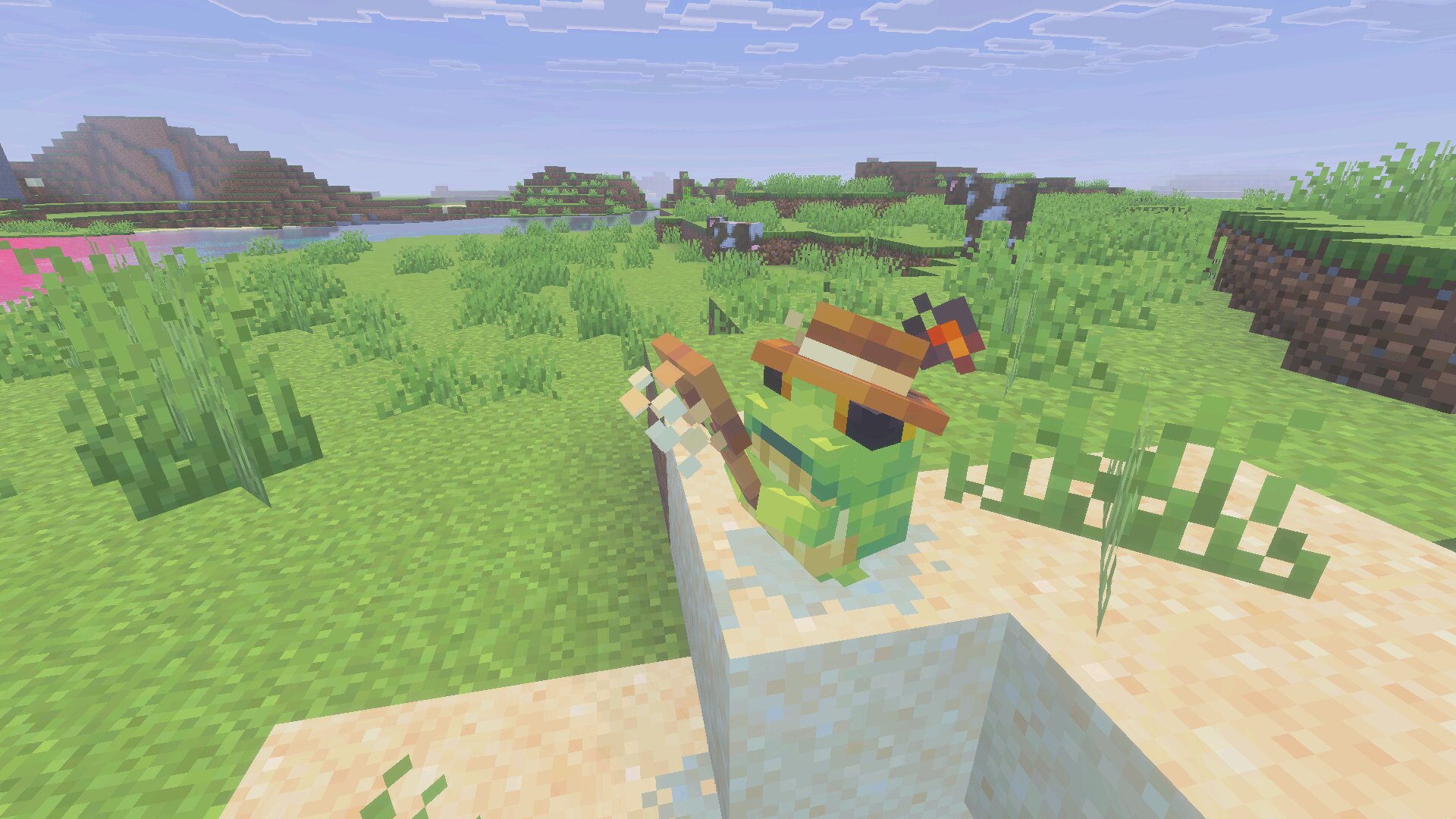Моб из Мода Ribbits для Minecraft PE Моб из Мода Ribbits для Майнкрафт ПЕ