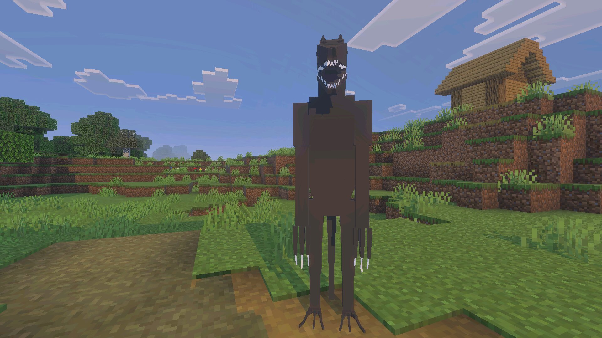 Монстр из Мода The Wolfman для Minecraft PE Монстр из Мода The Wolfman для Майнкрафт ПЕ