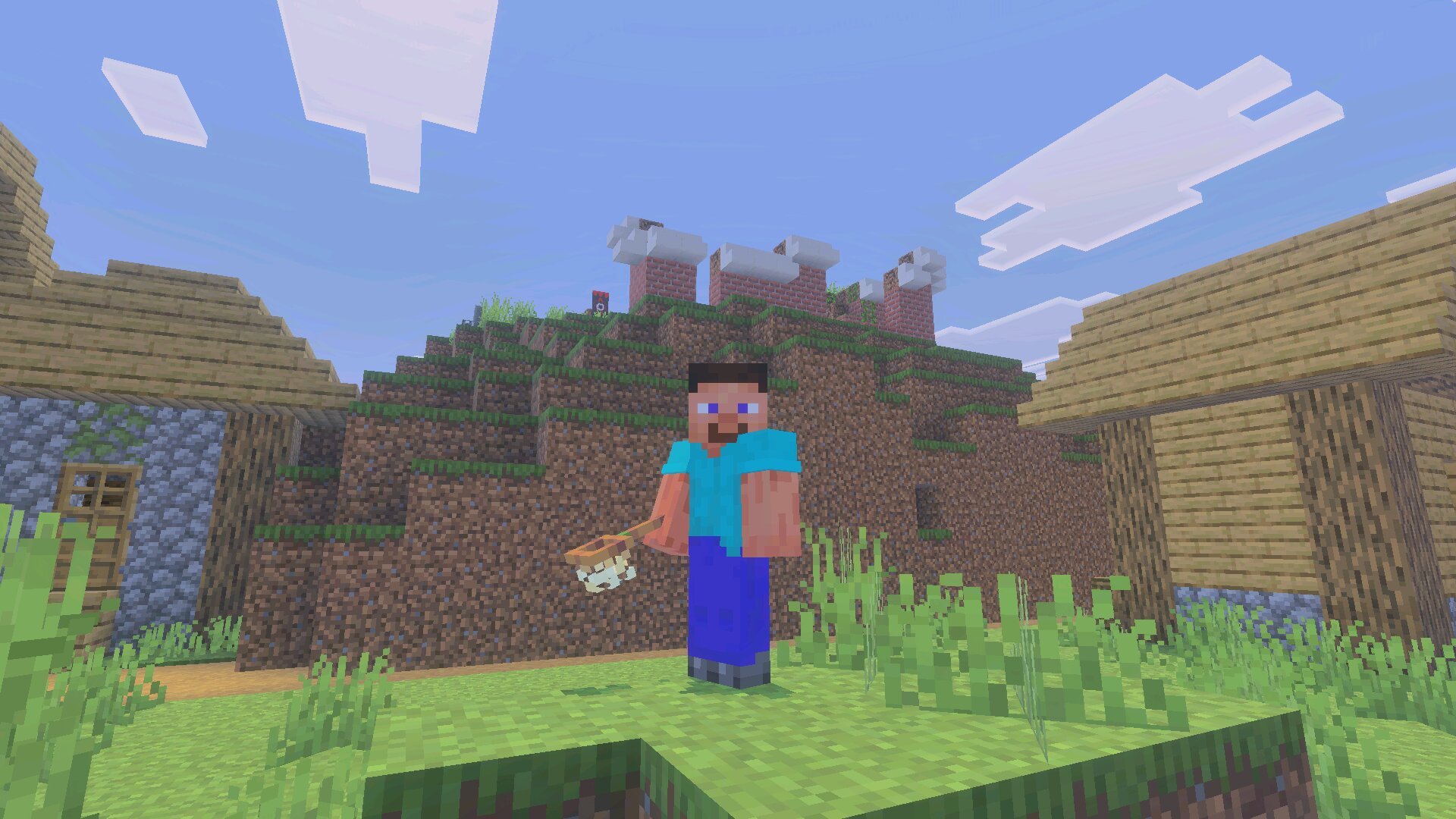 Сачок из Мода Ribbits для Minecraft PE Сачок из Мода Ribbits для Майнкрафт ПЕ