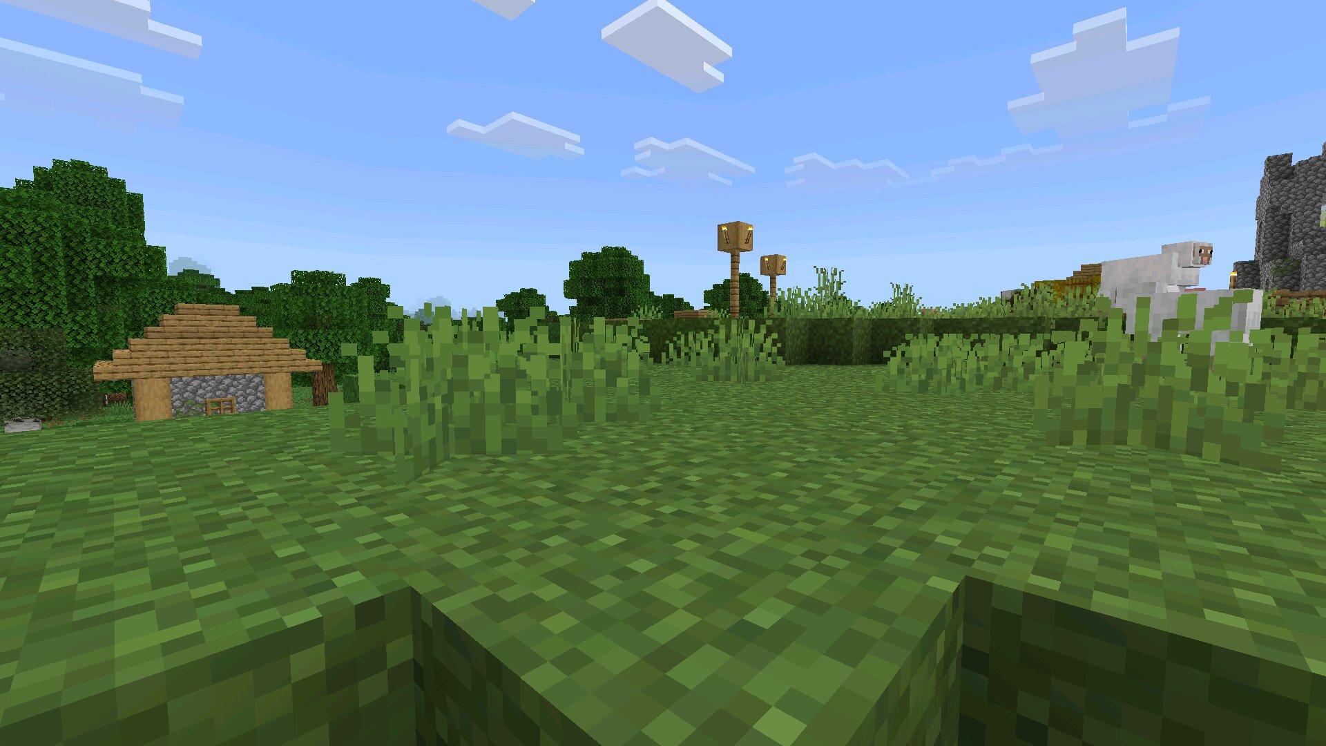 Трава из Мода Содиум для Minecraft PE