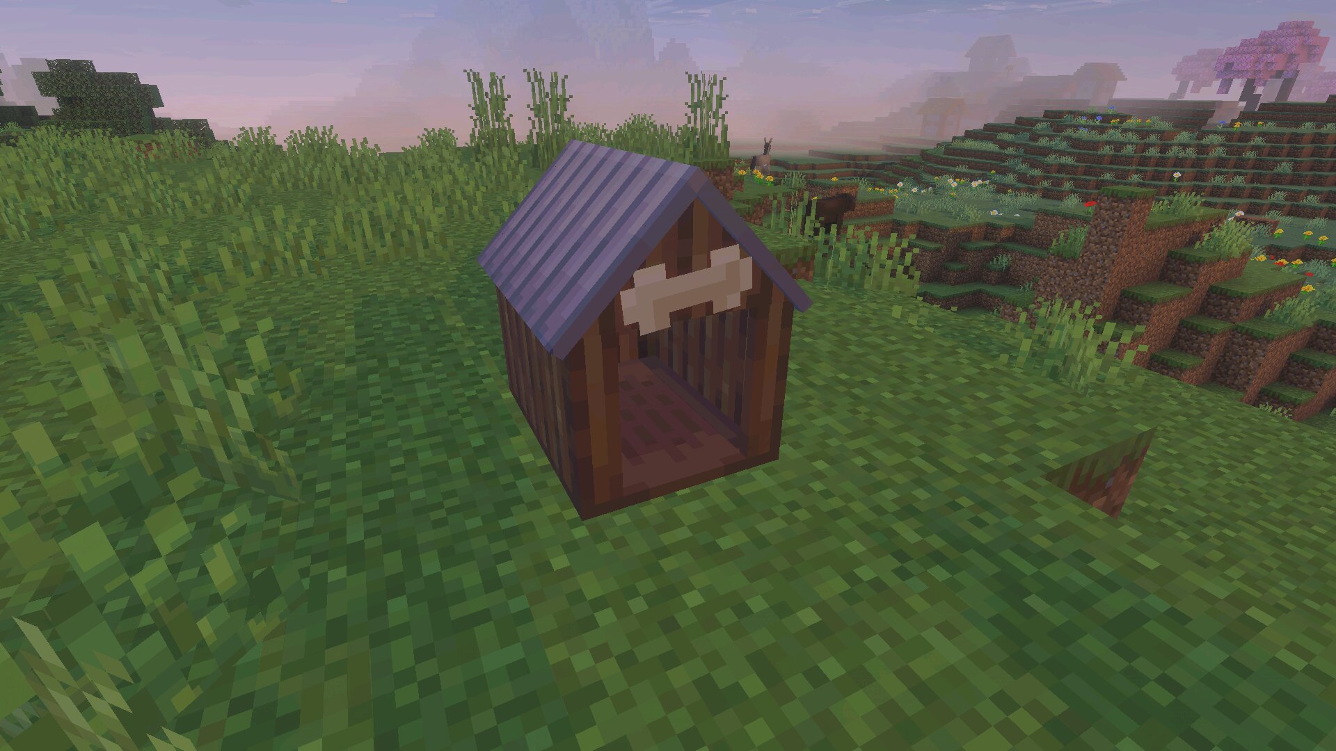 Будка из Мода на Ферму для Minecraft Bedrock Будка из Мода на Ферму для Майнкрафт Бедрок