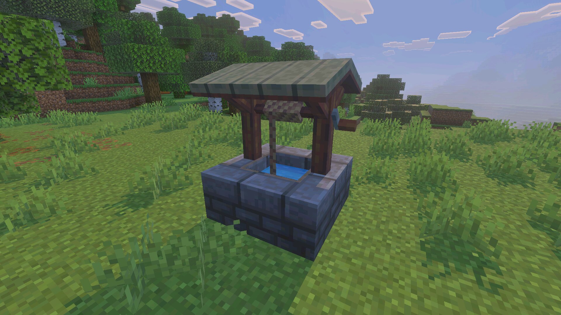 Колодец из Мода на Ферму для Minecraft Bedrock Колодец из Мода на Ферму для Майнкрафт Бедрок