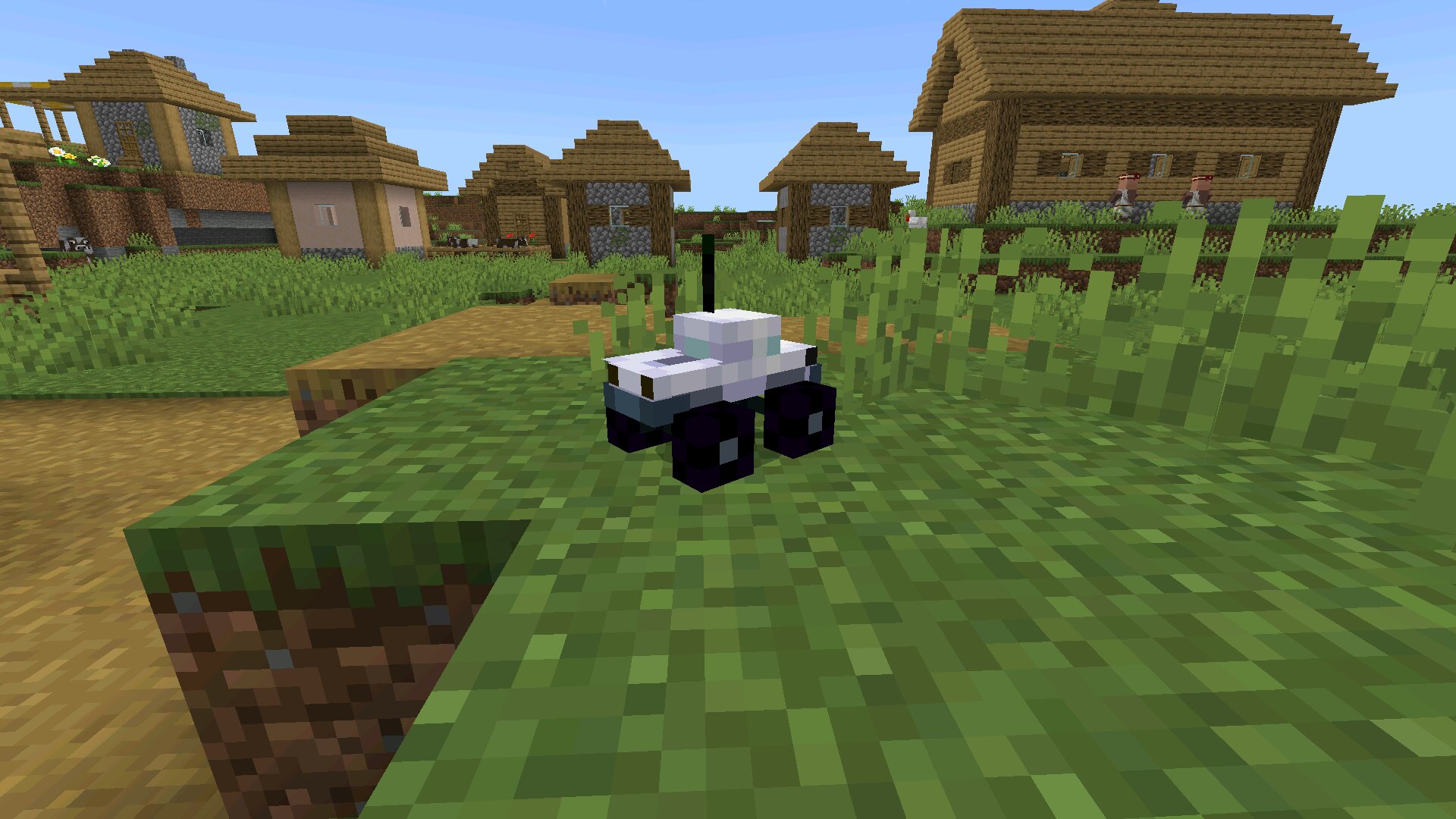 Машинка из Мода на Игрушки на пульте управления для Minecraft Bedrock Машинка из Мода на Игрушки на пульте управления для Майнкрафт Бедрок