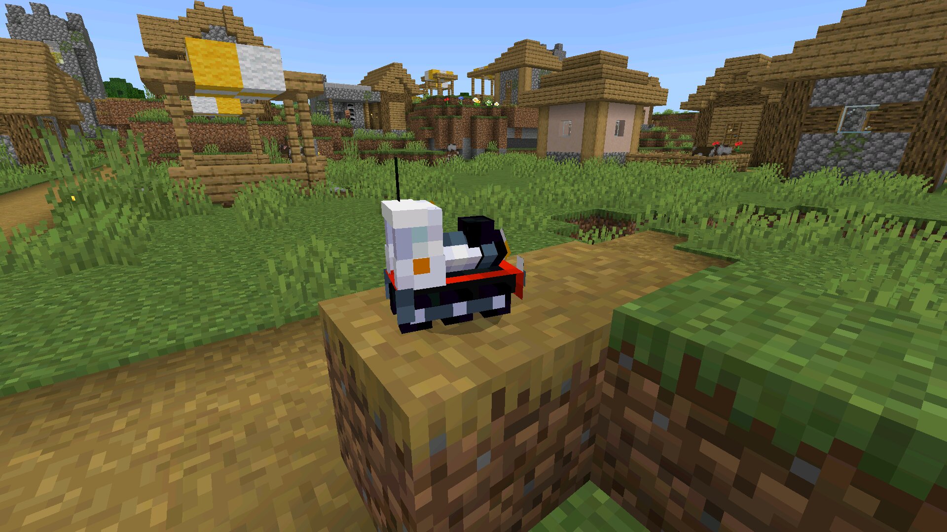 Поезд из Мода на Игрушки на пульте управления для Minecraft Bedrock Поезд из Мода на Игрушки на пульте управления для Майнкрафт Бедрок