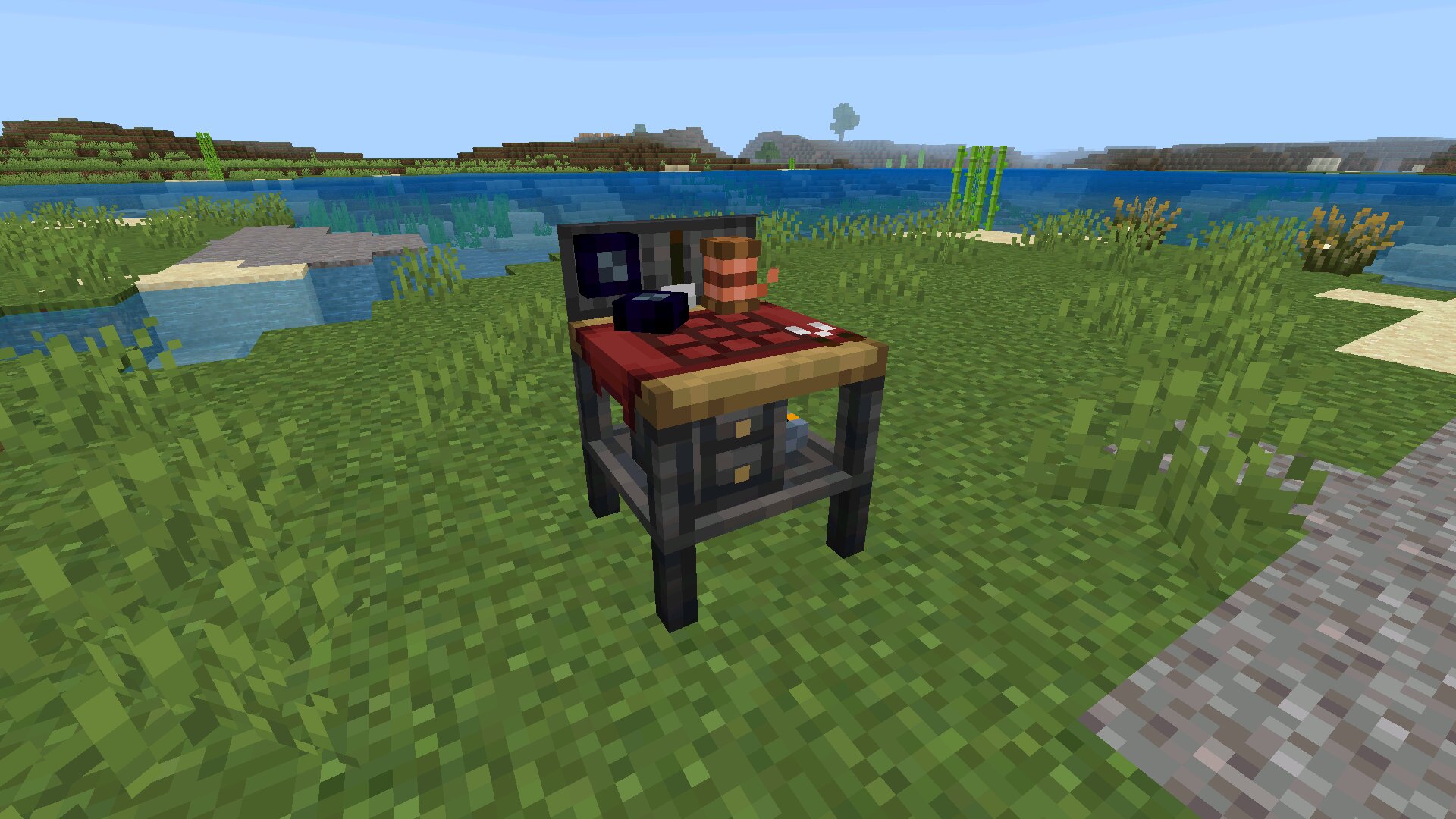 Верстак из Мода на Игрушки на пульте управления для Minecraft Bedrock Верстак из Мода на Игрушки на пульте управления для Майнкрафт Бедрок