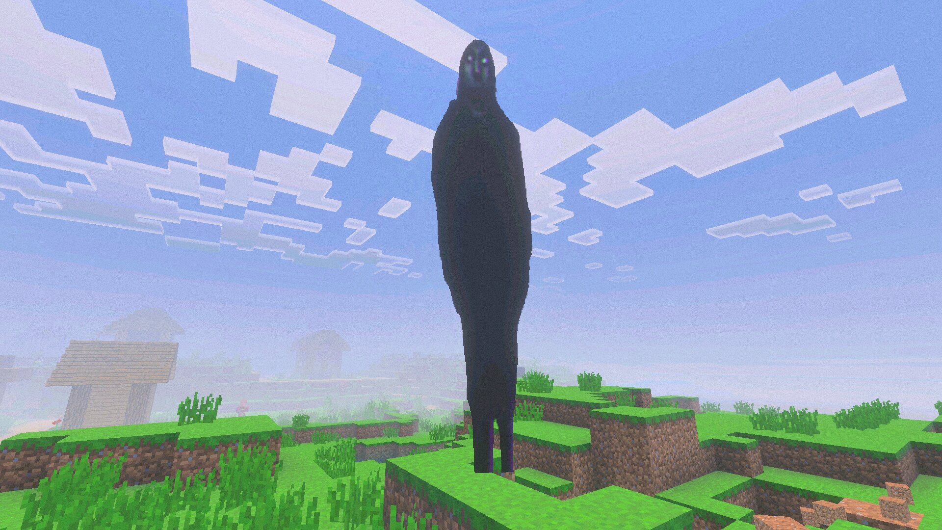 Босс из Мода No Players Online для Minecraft Bedrock