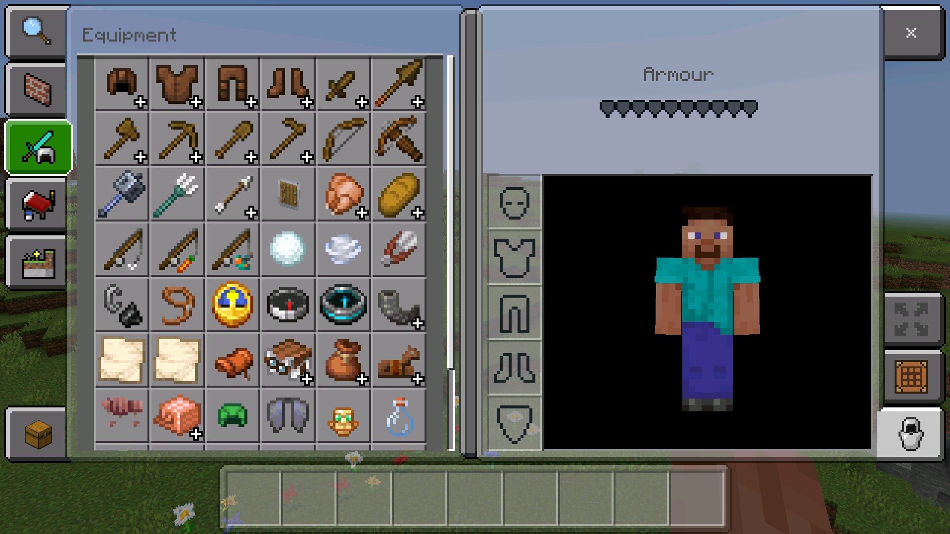 Инвентарь из Клиента Verxhade для Minecraft Bedrock Инвентарь из Клиента Verxhade для Майнкрафт Бедрок