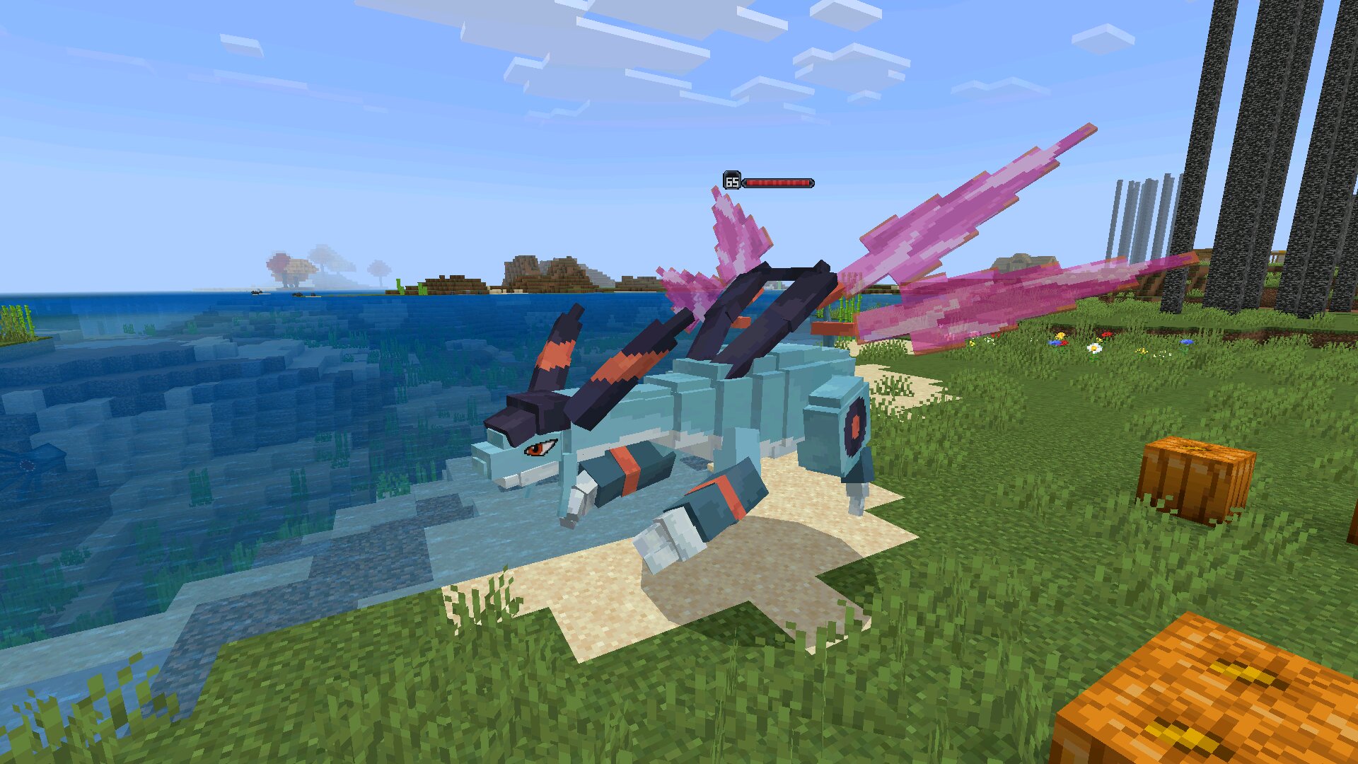 Джетрагон из Мода Palcraft для Minecraft Bedrock Джетрагон из Мода Palcraft для Майнкрафт Бедрок