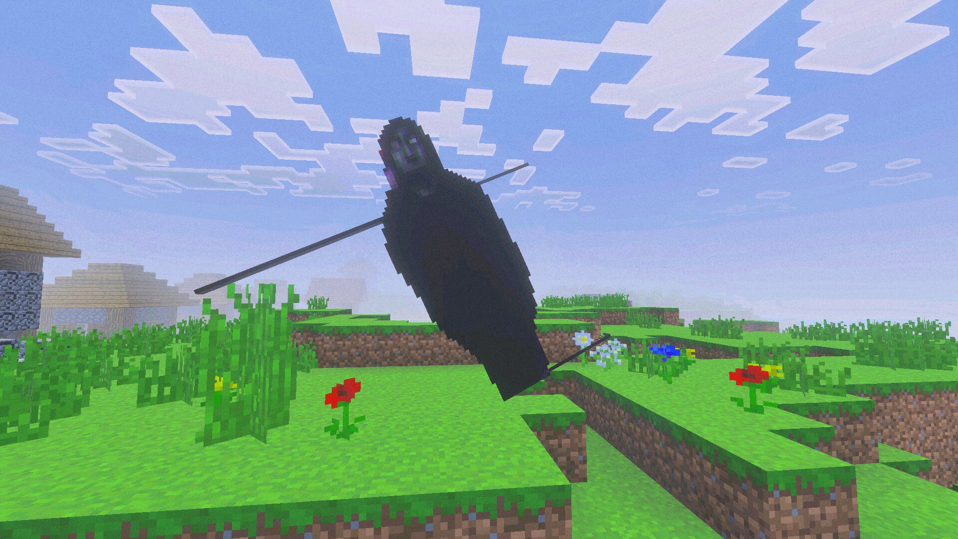 Моб из Мода No Players Online для Minecraft Bedrock