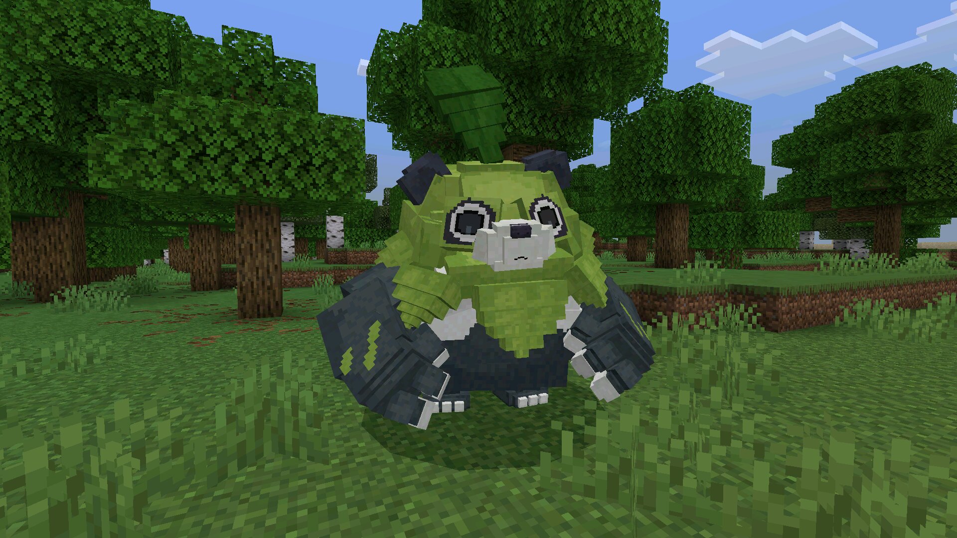 Моссанда из Мода Palcraft для Minecraft Bedrock Моссанда из Мода Palcraft для Майнкрафт Бедрок